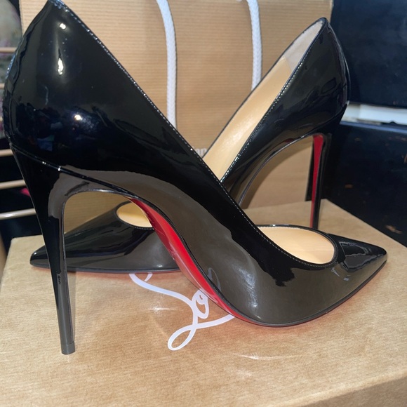 Christian Louboutin Kate 100 black size 38.5 - Picture 2 of 6